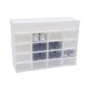WDZCZDoo 20Pcs Clear Plastic Stackable Foldable Shoe Storage Boxes, Front Opening Shoe Sneaker Holder Containers view 4
