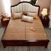 Bamboo Sleeping Mat,Cooling Mat Mattress,Traditional Chinese Summer Sleeping Rattan Pad Cooling Mattress Foldable Breathable Summer Sleeping Mat For Single Double Queen-size Bed-2 sides 1.5x1.95m(4.9x view 2
