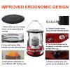 XXLL Kerosene Heater, Portable Emergency Heater, Stainless Steel Kerosene Stove Indoor, Can Be Used Without Electricity, Safe and Easy, for Camping Field Tent Fishing Indoor and Outdoor - Red/White view 4