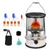 XXLL Kerosene Heater, Portable Emergency Heater, Stainless Steel Kerosene Stove Indoor, Can Be Used Without Electricity, Safe and Easy, for Camping Field Tent Fishing Indoor and Outdoor - Red/White view 1