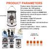XXLL Kerosene Heater, Portable Emergency Heater, Stainless Steel Kerosene Stove Indoor, Can Be Used Without Electricity, Safe and Easy, for Camping Field Tent Fishing Indoor and Outdoor - Red/White view 2