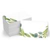 110 PCS Tent Cards, Small Place Cards with Elegant Plant Design Delicate Seating Cards Blank Name Cards Escort Cards for Wedding, Table, Dinner Parties, Receptions (Each Measures 2 x 3.5) view 1
