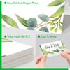 110 PCS Tent Cards, Small Place Cards with Elegant Plant Design Delicate Seating Cards Blank Name Cards Escort Cards for Wedding, Table, Dinner Parties, Receptions (Each Measures 2 x 3.5) view 3