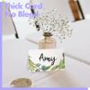110 PCS Tent Cards, Small Place Cards with Elegant Plant Design Delicate Seating Cards Blank Name Cards Escort Cards for Wedding, Table, Dinner Parties, Receptions (Each Measures 2 x 3.5) view 4