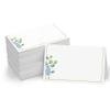 110 PCS Tent Cards, Small Place Cards with Elegant Floral Design Delicate Seating Cards Blank Name Cards Escort Cards for Wedding, Table, Dinner Parties, Receptions (Each Measures 2 x 3.5) view 1