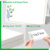 110 PCS Tent Cards, Small Place Cards with Elegant Floral Design Delicate Seating Cards Blank Name Cards Escort Cards for Wedding, Table, Dinner Parties, Receptions (Each Measures 2 x 3.5) view 3