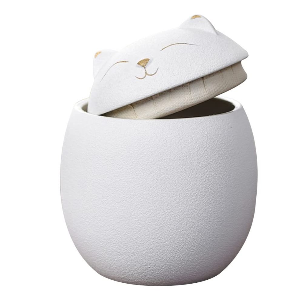 Angoily Storage Jar Decorative Tea Container Multi-function Storage Jar Tea Canister Multi-function Container Decorative e Ceramic e e Canister