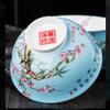 12cm Chinese Jingdezhen Retro Flower Bird Pattern Bowl Tableware Home Decoration view 3
