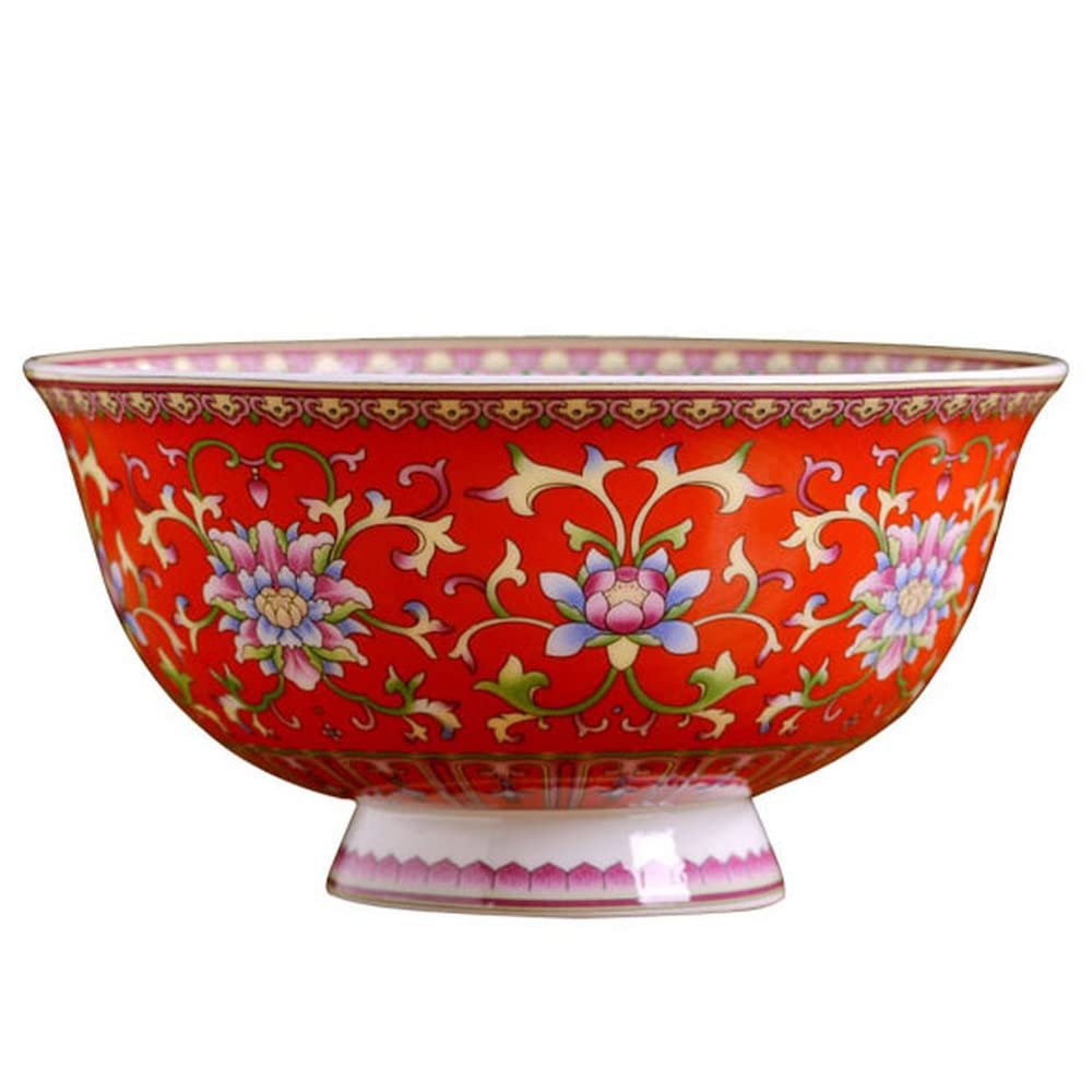 12cm Jingdezhen Ceramic Soup Bowls Chinese Tradition Rice Bowl Kitchen Tableware