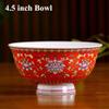 12cm Jingdezhen Ceramic Soup Bowls Chinese Tradition Rice Bowl Kitchen Tableware view 2