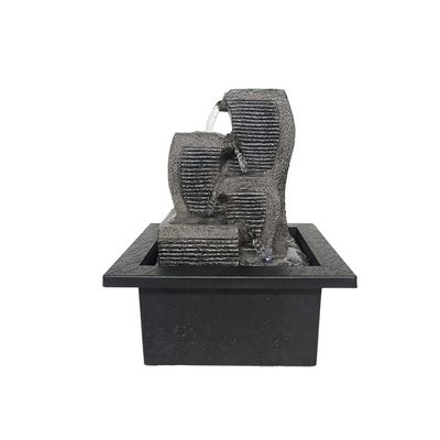 KKNH Relaxation Fountain Desktop Fountain Creative Rockery and Flowing Water Indoor Tabletop Fountain Suitable for Office Home Decoration Quiet Soothing Sound of Water