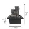 KKNH Relaxation Fountain Desktop Fountain Creative Rockery and Flowing Water Indoor Tabletop Fountain Suitable for Office Home Decoration Quiet Soothing Sound of Water view 2