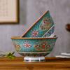 12cm Chinese Jingdezhen Ceramic Hand Painted Pattern Bowl Home Decoration Ornament view 3