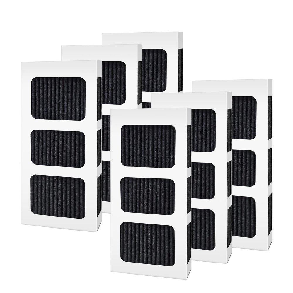 GLACIER FRESH Replacement for Frigidaire Refrigerator Air Filter, Compatible with PAULTRA2, Pureair Ultra 2, Pure Air Ultra 2, Pureair Ultra ii, Electrolux 242047805, 5303918847, EAP12364179(6 Pack)