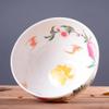 13cm Chinese Jingdezhen Ceramic Bowl Peach Pattern Bowl Fruit Salad Bowl Tableware view 3