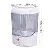 Automatic Soap Dispenser Touchless 700ml Wall Mounted Infrared Sensor Liquid Soap Container for Bathroom Kitchen Hotel Public Places X-5502 view 3