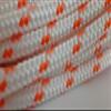 Valley Rope 5/16 x 150 ft.Double Braid-Yacht Braid Polyester Rope Hank.White/Orange view 2