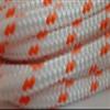 Valley Rope 5/16 x 150 ft.Double Braid-Yacht Braid Polyester Rope Hank.White/Orange view 3