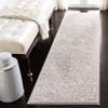 SAFAVIEH Reflection Collection Runner Rug - 2'3" x 14', Light Grey & Cream, Non-Shedding & Easy Cleaning, Ideal for Living Room, Bedroom (RFT664C) view 1
