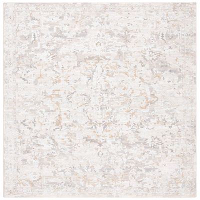 Martha Stewart x SAFAVIEH Area Rug Collection - 2'6" x 4', Ivory & Beige, Non-Shedding & Easy Cleaning, Ideal for Living Room, Bedroom, Office, Accent Space (MSR8914D)