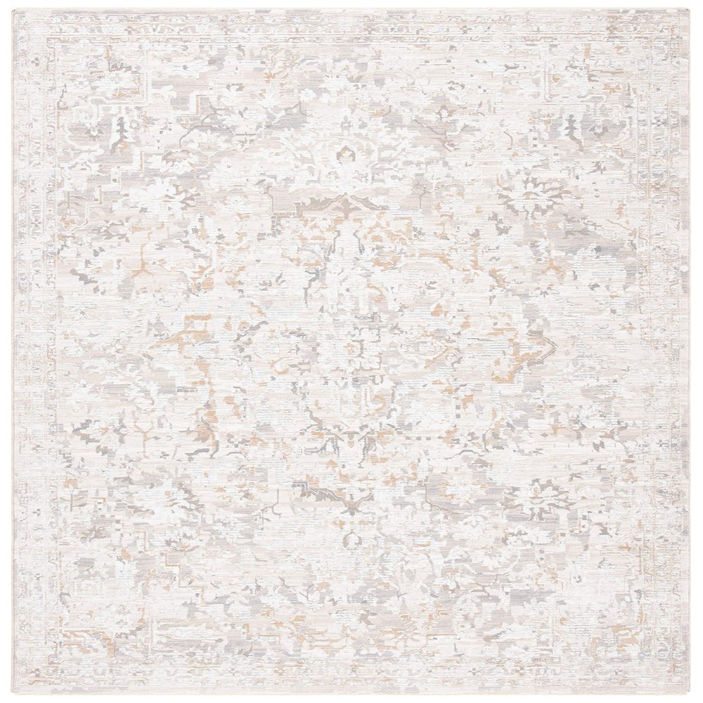 Martha Stewart x SAFAVIEH Area Rug Collection - 2'6" x 4', Ivory & Beige, Non-Shedding & Easy Cleaning, Ideal for Living Room, Bedroom, Office, Accent Space (MSR8914D)