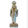 Ancient Egyptian statue of goddess Isis heavenly sculpture color heavy stone made in Egypt. Great mother Isis, the goddess of healing and magic her name mean Queen of the throne. view 1