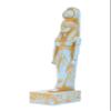Ancient Egyptian statue of goddess Isis heavenly sculpture color heavy stone made in Egypt. Great mother Isis, the goddess of healing and magic her name mean Queen of the throne. view 3
