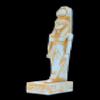 Ancient Egyptian statue of goddess Isis heavenly sculpture color heavy stone made in Egypt. Great mother Isis, the goddess of healing and magic her name mean Queen of the throne. view 4