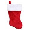 Christmas Stocking, Red Plush, 17.5-in. view 1