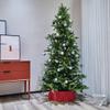 25.5" Red Rattan Pattern Large Christmas Tree Collar view 2