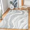 SAFAVIEH Fifth Avenue Collection Area Rug - 4' Square, Grey & Ivory, Handmade Mid-Century Modern Abstract New Zealand Wool, Ideal for High Traffic Areas in Living Room, Bedroom (FTV121F) view 1