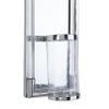 Deco 79 Stainless Steel Metal Geometric Pillar Wall Sconce with Mirror Backing, 9" x 6" x 20", Silver view 2