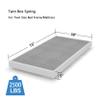 THEOCORATE Twin Box Spring and Cover Set, 5 Inch Low Profile Metal BoxSpring, Heavy Duty Structure with Easy Clean Bed Skirt, Mattress Foundation, Noise Free, Non-Slip, Easy Assembly view 3