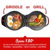Brentwood TS-124R 12-Inch Non-Stick Pizza Maker and Grill with Timer, Red view 4