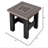 Creative Brands Faithworks - Farmhouse Style Wooden Step Stool, 11 x 11-Inch, Best Dad Ever view 2