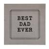 Creative Brands Faithworks - Farmhouse Style Wooden Step Stool, 11 x 11-Inch, Best Dad Ever view 3