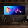 Sense Canvas Jellyfish Canvas Art - Ocean Marine Life Squid Water Home Decor Print Poster Painting Large 40x16 / 1.5" view 2