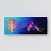 Sense Canvas Jellyfish Canvas Art - Ocean Marine Life Squid Water Home Decor Print Poster Painting Large 40x16 / 1.5" view 4