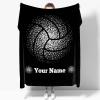 ARAHANT Personalized Blanket with Name for Girl and Boy, Custom Volleyball Custom Text Throw Blanket, Good Birthday Gift, 120" x 90" for Family view 1