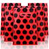 Teling 100 Pcs Ladybug Gift Bags Watermelon Ladybug Party Supplies Party Birthday Plastic Red Black Polka Dot Bags for Candy Wedding Shower Decorations view 1