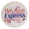 Ganz Hot Mess Express Car Coaster, 3-inch Diameter, Dolomite view 1