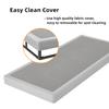THEOCORATE Twin XL Box Spring and Cover Set, 5 Inch Low Profile Metal BoxSpring, Heavy Duty Structure with Easy Clean Cover, Mattress Foundation, Noise Free, Non-Slip, Easy Assembly view 4