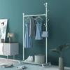 SHATONG Coat Rack 2-in-1 Coat Rack Rolling Garment Rack with Bottom Shelves and Side Hooks,freestanding Clothes Hanging Rack with Shelves for Hanging Coats,Jackets,Hats,Bags,Umbrellas view 2