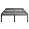 COMASACH Full-Size Metal Bed-Frame No Box-Spring Needed,12-Inch Noise Free Black Platform Bed Base, Easy Assembly,Heavy Duty Steel Slat Support Non Slip Mattress Foundation view 1
