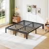 COMASACH Full-Size Metal Bed-Frame No Box-Spring Needed,12-Inch Noise Free Black Platform Bed Base, Easy Assembly,Heavy Duty Steel Slat Support Non Slip Mattress Foundation view 2