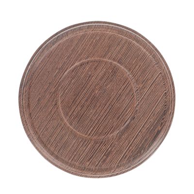 Zerodeko Teaware Display Base Chicken Wing Wood Vase Holder Round Stand for Tea Flowerpot Decor