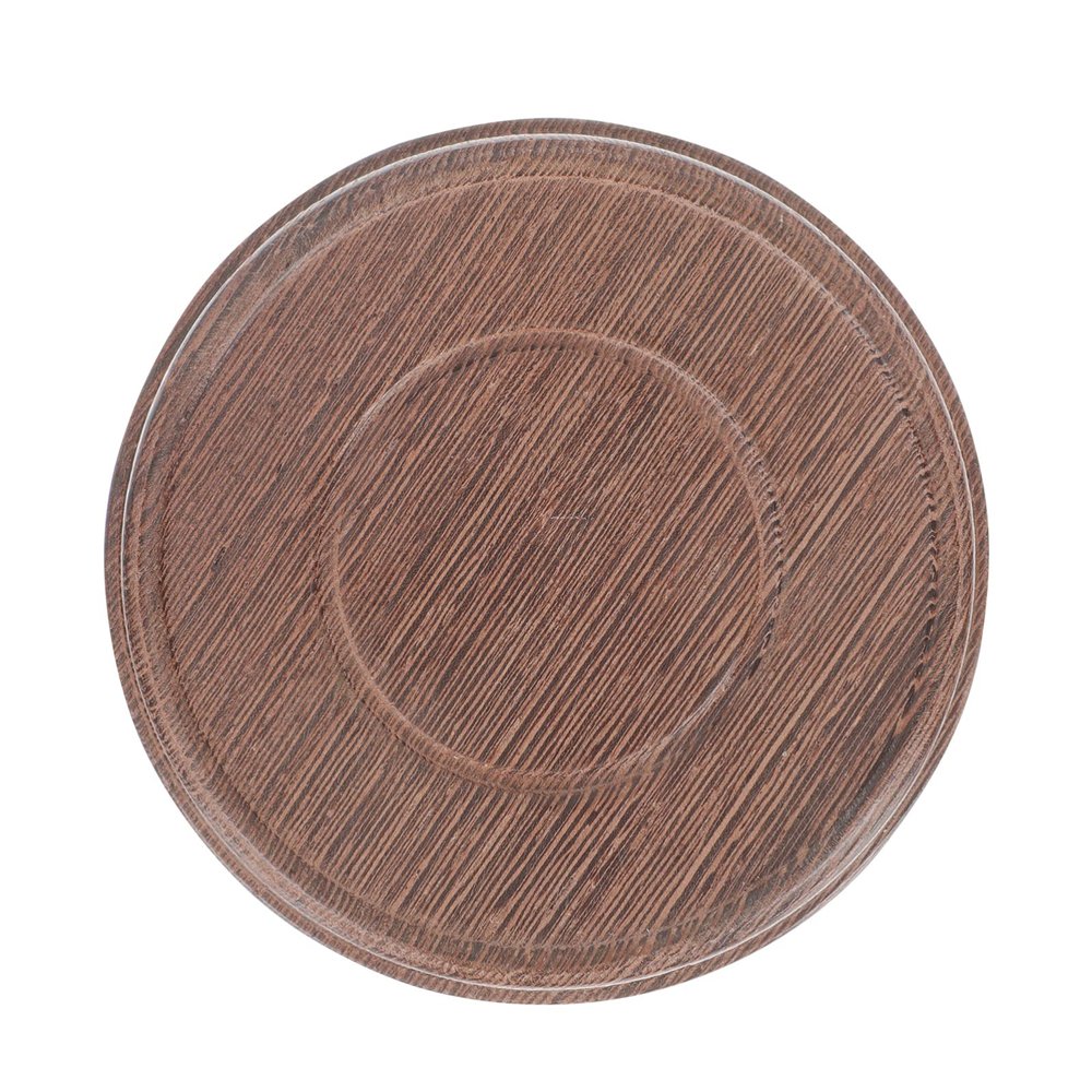 Zerodeko Teaware Display Base Chicken Wing Wood Vase Holder Round Stand for Tea Flowerpot Decor