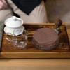 Zerodeko Teaware Display Base Chicken Wing Wood Vase Holder Round Stand for Tea Flowerpot Decor view 4