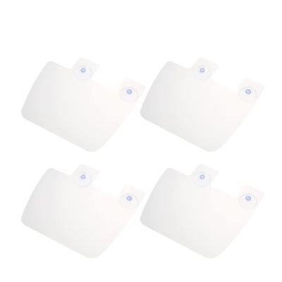 Kitchen Sink Water Guard: 4pcs Dish Washing Baffle Board with Attached Suction Cups Plastic Sink for Bathroom Sink Gas Stove Gas Stove