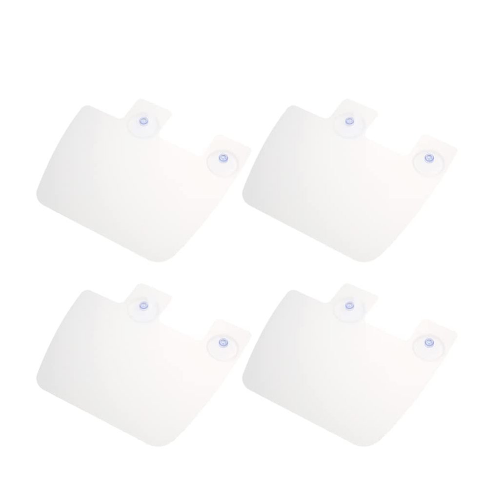 Kitchen Sink Water Guard: 4pcs Dish Washing Baffle Board with Attached Suction Cups Plastic Sink for Bathroom Sink Gas Stove Gas Stove